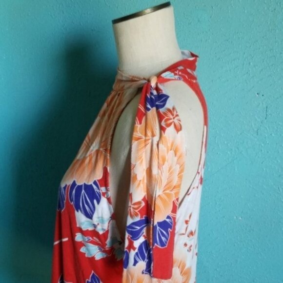 Top ANA Shirt Top Sleeveless Blouse Hi Tie Women's Size Extra Large - Picture 5 of 9